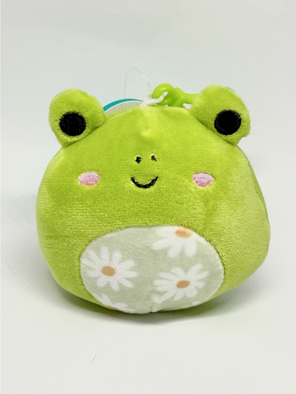 Wendy the Frog Squishmallows Plush Clip-On with Flower Belly Collectible NWT